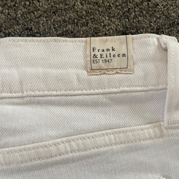 FRANK & EILEEN Jeans W 25 Cork Everyday Natural Button Fly Raw Hem - Picture 11 of 12